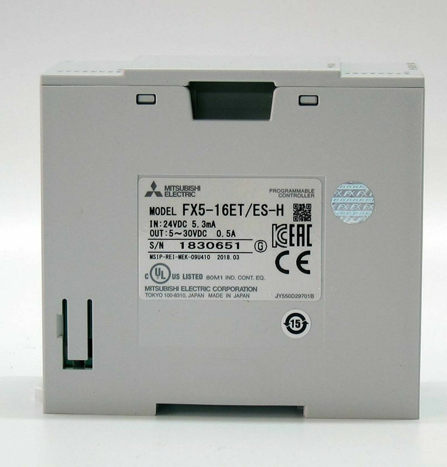 new 1PCS Mitsubishi FX5-16ET/ES-H PLC One year In Box FX516ETESH - MITSUBISHI