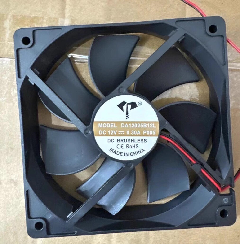 1PCS DA12025B12L DC12V 0.30A 12CM 2-wire high airflow inverter cooling fan