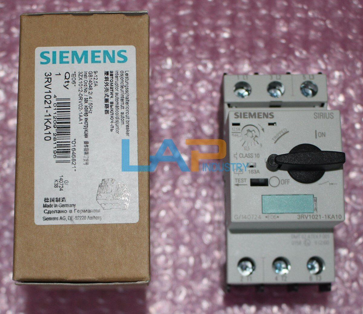 new 1PC  For Siemens Circuit Breaker 3RV1021-1KA10 9-12.5A