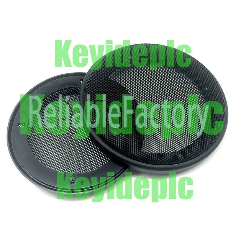 2pcs Speaker Grill Cover Car Audio Decorative Circle Metal Mesh Grille #ke