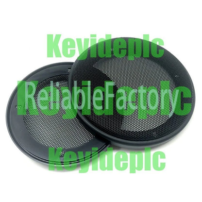 2pcs Speaker Grill Cover Car Audio Decorative Circle Metal Mesh Grille #ke