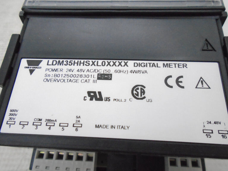 LD35HHSXL0 Panel Meter by CARLO GAVAZZI - CARLO GAVAZZI