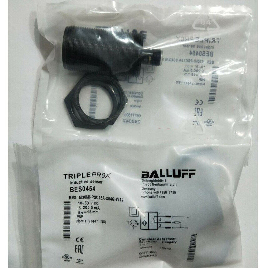 Balluff Proximity Switch BES M30MI-PSC15A-S04G-W12 - BALLUFF