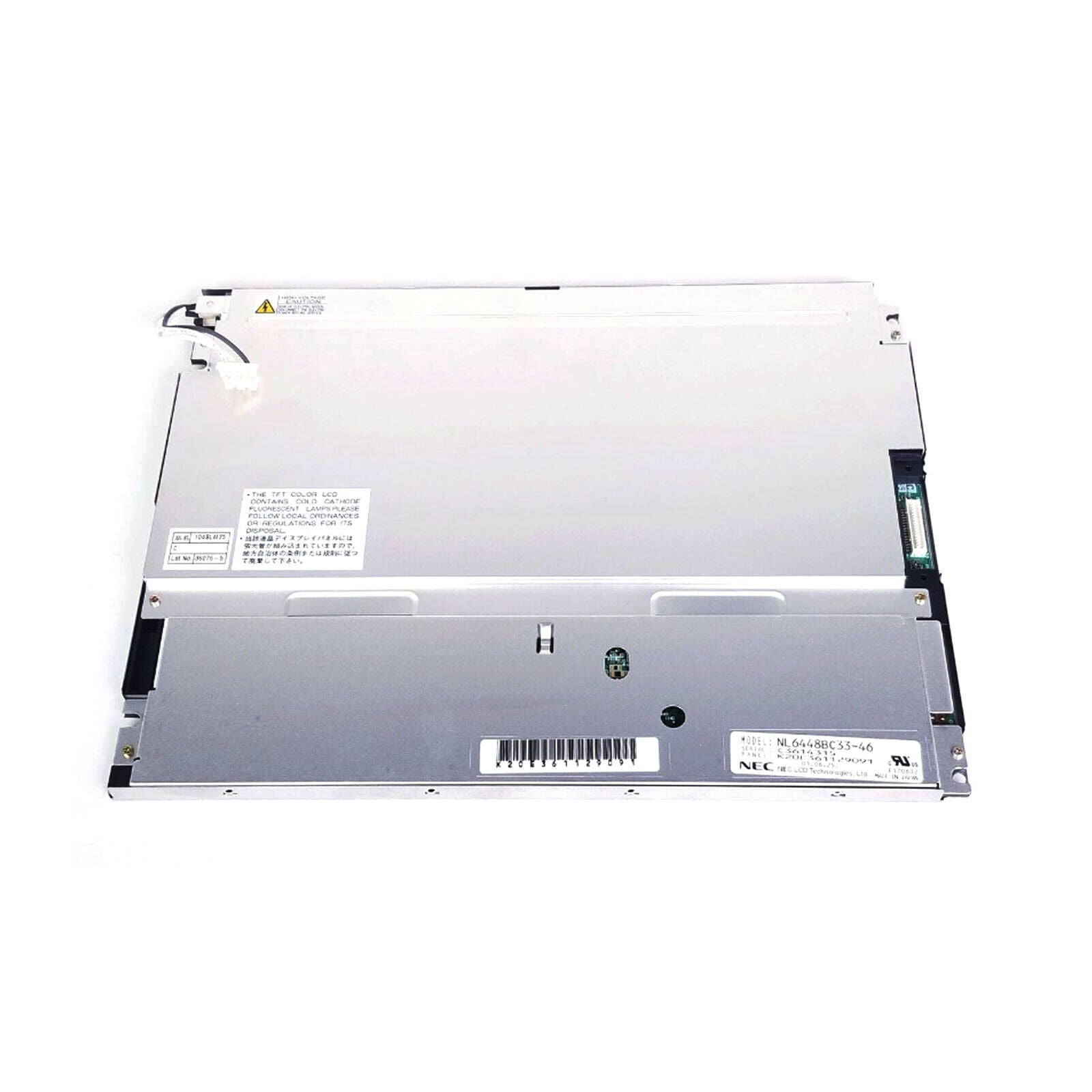 NEC NL6448BC33-46 a-Si TFT-LCD Panel Display 10.4" 640x480 Full Color - NEC