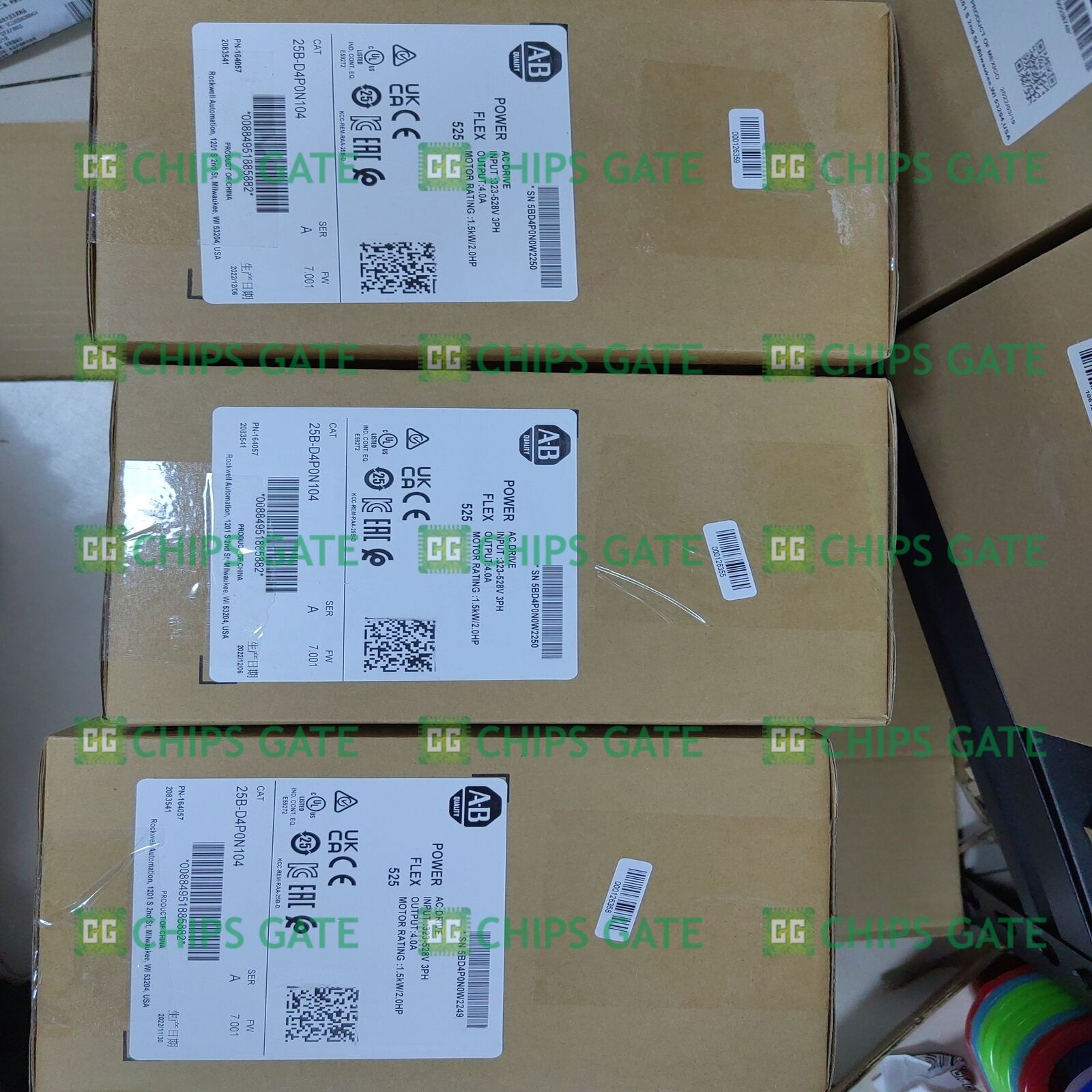 new Sealed Allen-Bradley 25B-D4P0N104 ONE Year US STOCK - ALLEN-BRADLEY
