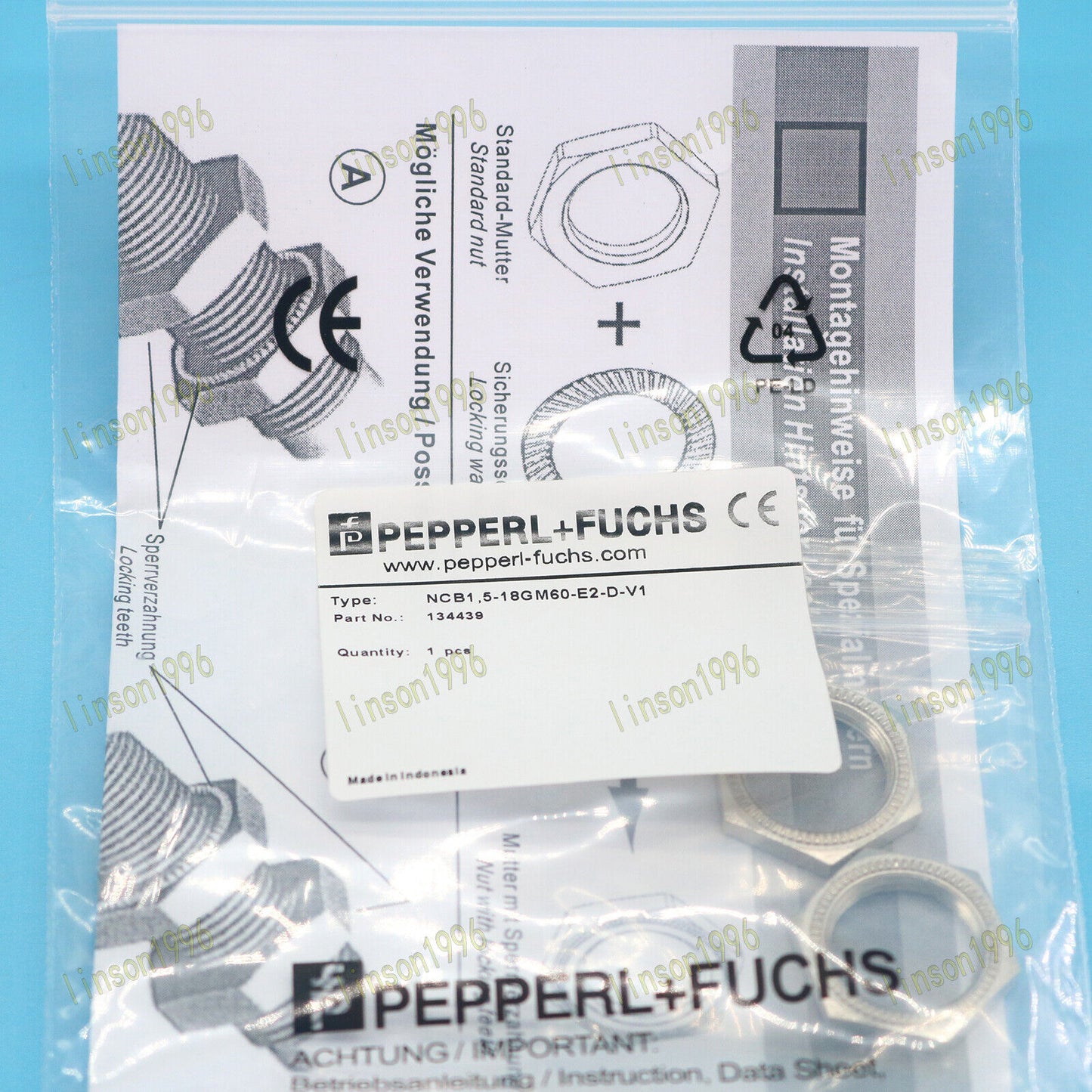 1PC NCB1.5-18GM60-E2-D-V1 Sensor for Pepperl+Fuchs – Fast Delivery - PEPPERL+FUCHS