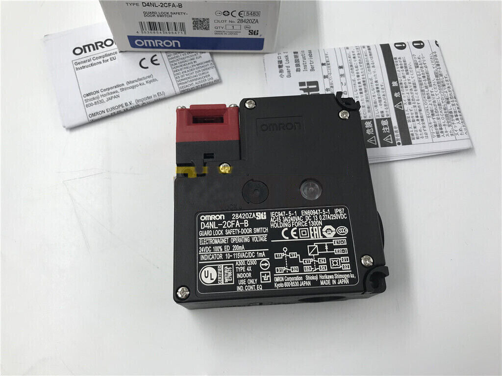 1pcs For Omron Guard Lock Safety Door Switch D4NL-2CFA-B