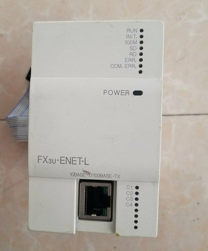 Mitsubishi FX3U-ENET-L Programmable Controller Stock - MITSUBISHI