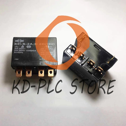 1PC Song Chuan 841-S-2A-D 12VDC 24VDC 25A 277VAC Power Relay 6 Pins