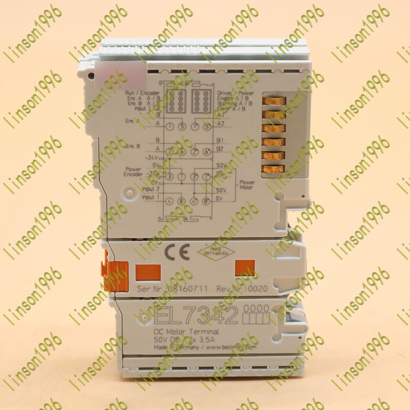 used  For BECKHOFF EL7342 PLC Module Tested In OK koeed