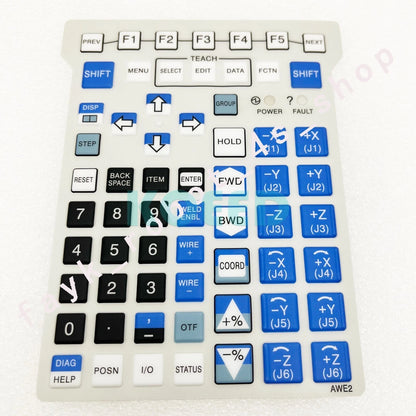 Membrane Keypad for Fanuc AWE2 Teach Pendant Protective button Film overlay