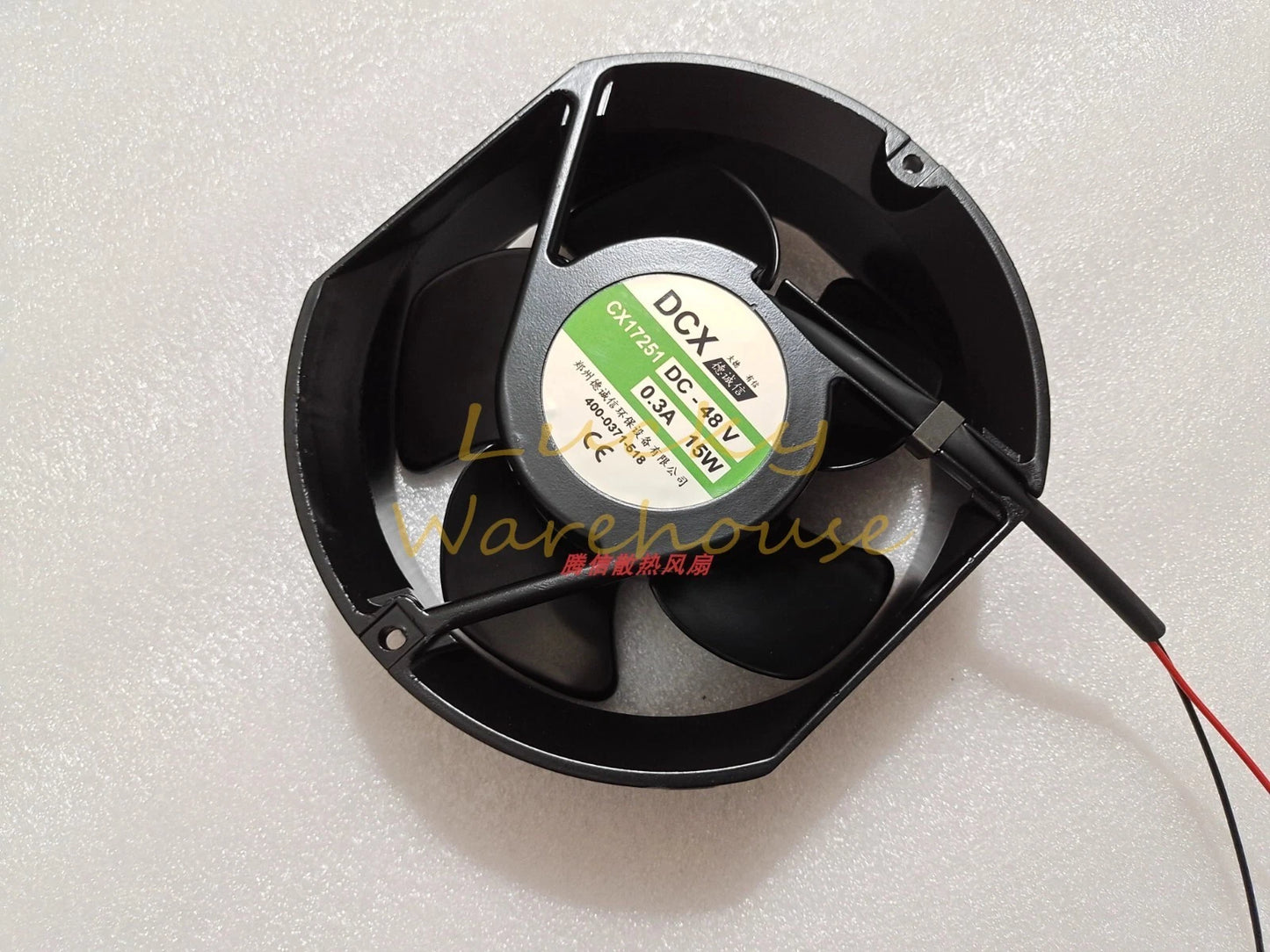 DCX CX17251 DC48V 0.30A 15W Metal Cooling Fan