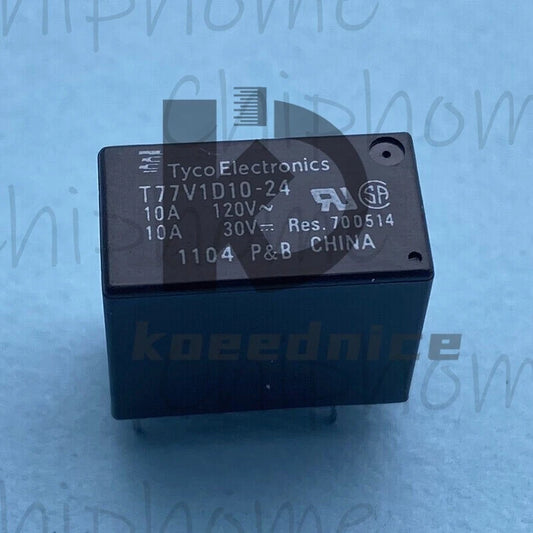 1PC TYCO T77V1D10-24 24VDC Power Relay 4Pins 10A 120V