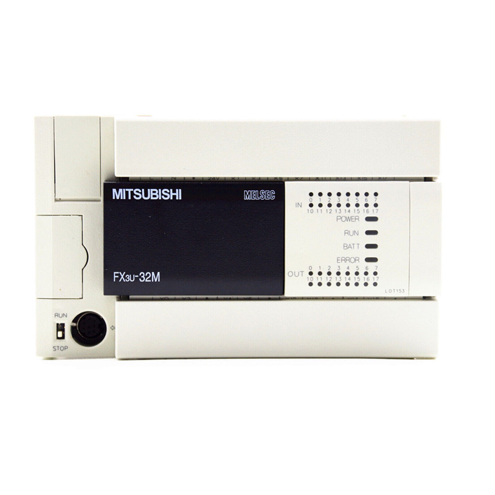 Mitsubishi FX3U-32MT/ES A programmable logic controller with 32-bit CPU and 16 I/O channels for industrial automation and control systems - MITSUBISHI