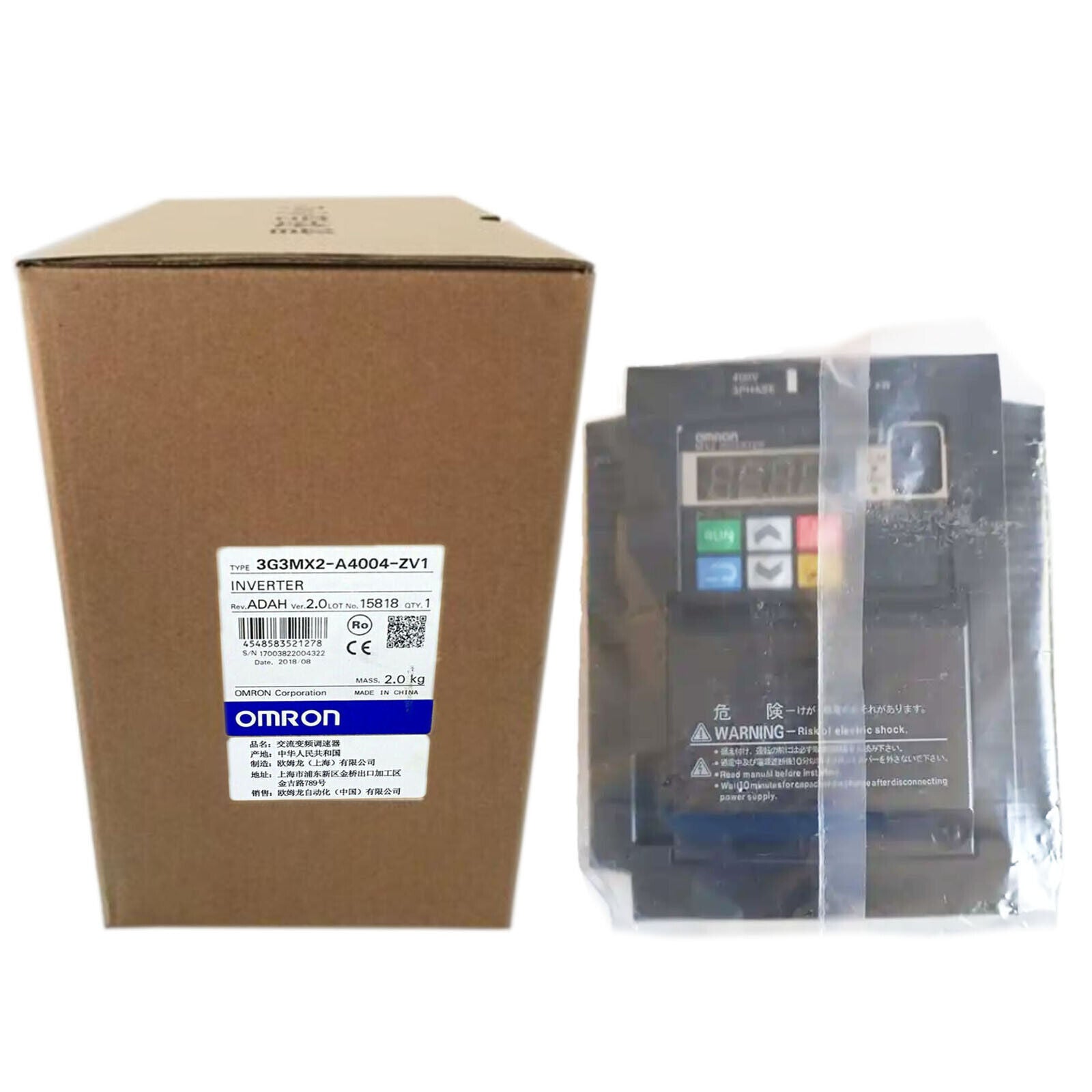 Omron 3G3MX2-A4004-ZV1 Smart Thermometer with 1-Year Warranty - OMRON