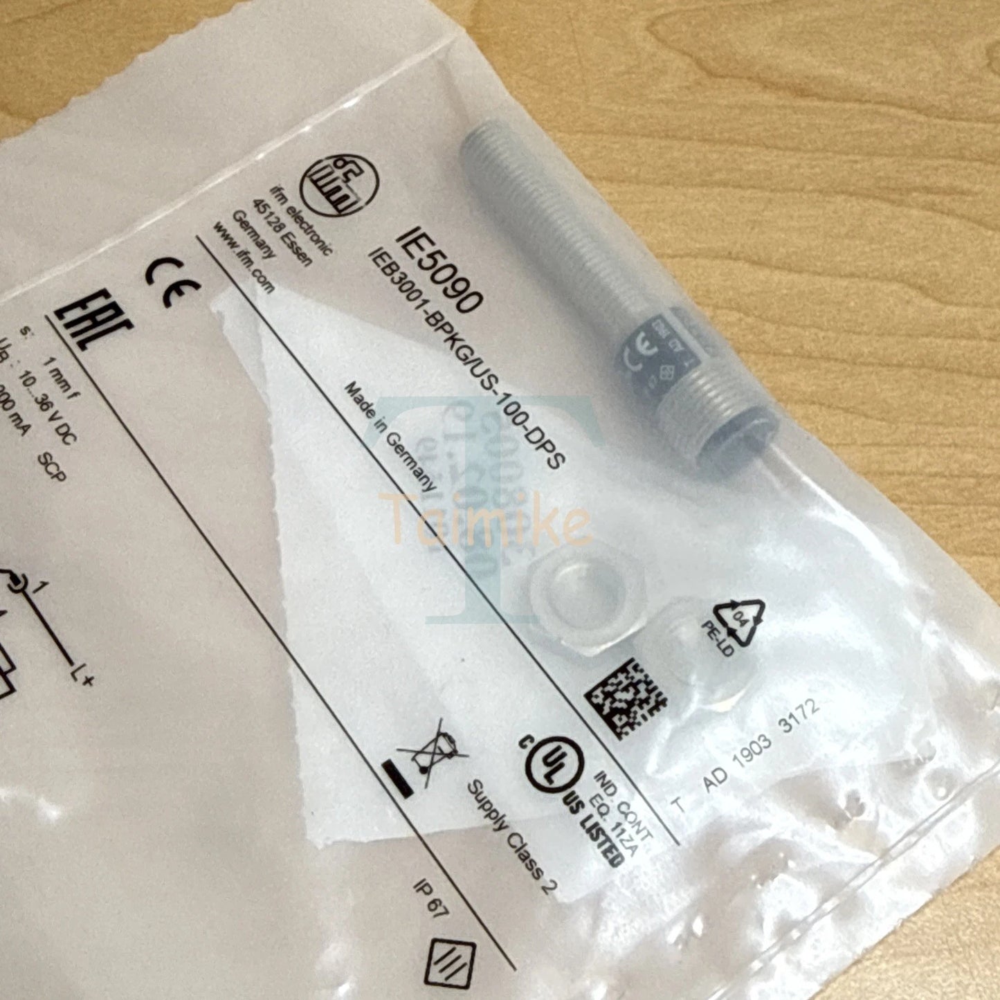 ! IFM IE5090 Inductive Proximity Sensor IEB3001-BPKG/US-100-DPS