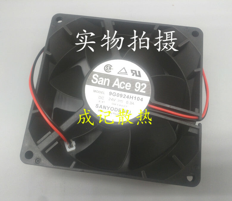 1pcs SANYO 9G0924H104 9038 24V 0.3A 9CM inverter fan