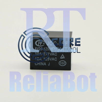 1PC HF3FF-006-1ZS 6VDC Power Relay 10A 277VAC 5Pins Replace JQC-3FF-6VDC-1ZS