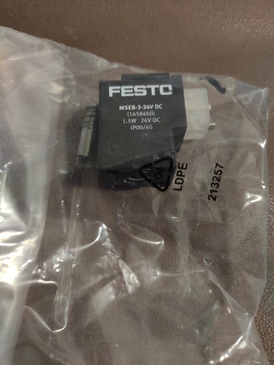 FESTO MSEB-3-24V DC 1658460 Coil - Model: MSEB-3-24V DC 1658460 - FESTO
