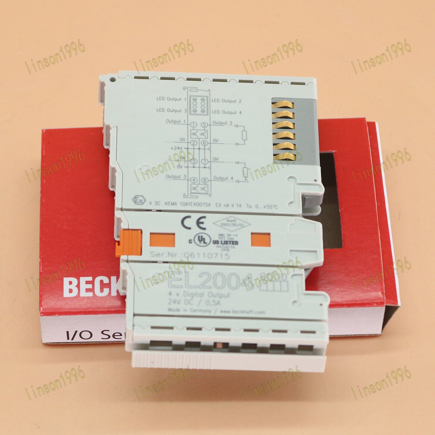 1PC BECKHOFF EL2004 Module - BECKHOFF
