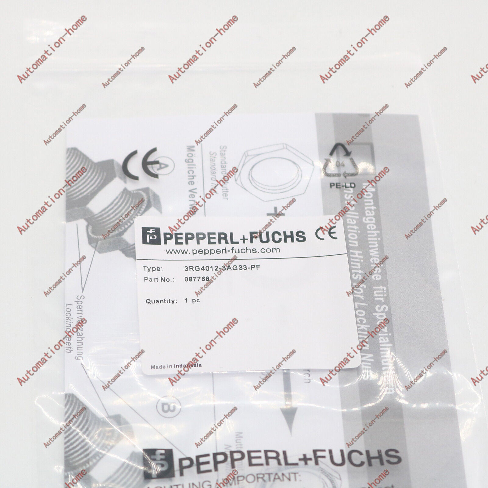 Pepperl+Fuchs 3RG4012-3AG33-PF Proximity Sensor, 1PC, High Quality Sensor for Various Applications - PEPPERL+FUCHS