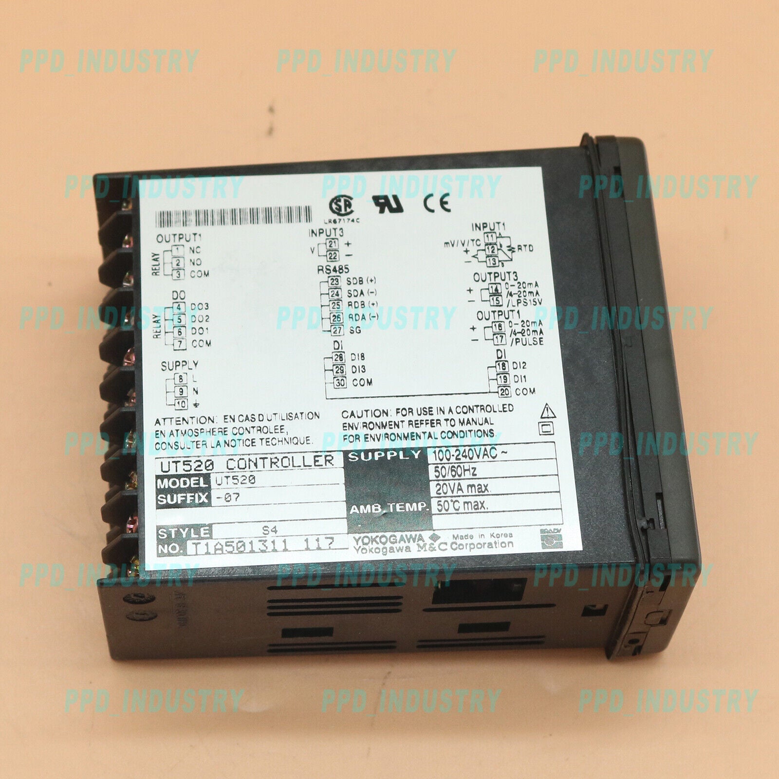 YOKOGAWA Temperature Controller UT520-07 Tested Good OK - YOKOGAWA