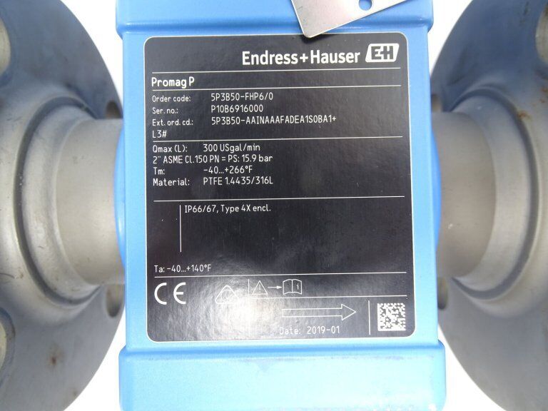 ENDRESS+HAUSER PROMAG 300 FLOW METER (USED) - HAUSER