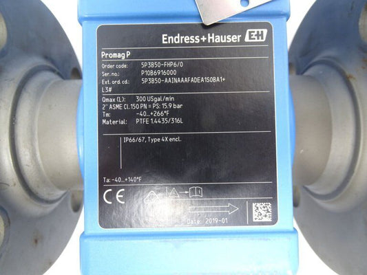 ENDRESS+HAUSER PROMAG 300 FLOW METER (USED) - HAUSER