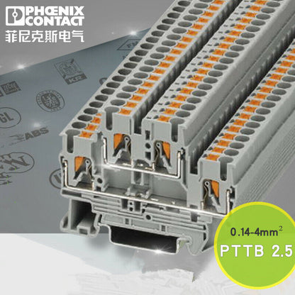 new 50pcs Phoenix Terminal Block In-line Connection Double Layer PTTB2.5 3210567 - PHOENIX