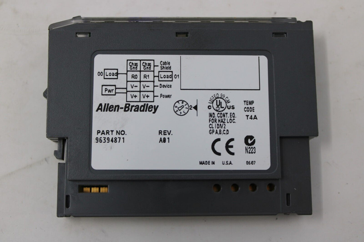 used Allen Bradley 96394871 High Speed Counter - ALLEN BRADLEY