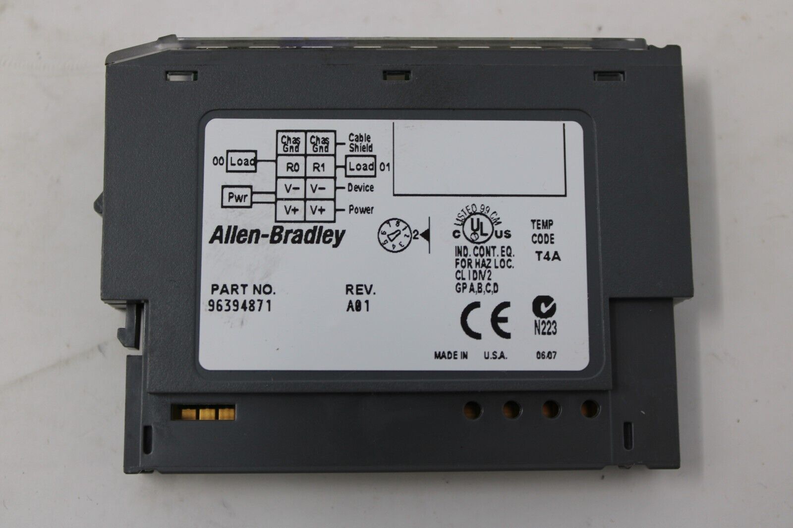 used Allen Bradley 96394871 High Speed Counter - ALLEN BRADLEY