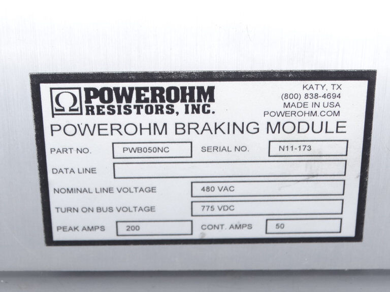 POWEROHM PWB050NC brake - POWEROHM