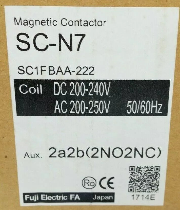 1PCS NEW In Box FUJI SC-N7 (152) 220 VAC AC Contactor SCN7 fuji