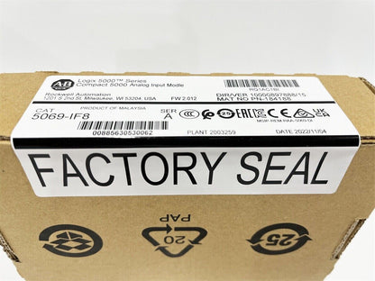 New Factory Sealed AB 5069-IF8 Compact 5000 Analog Input Module - KOEED