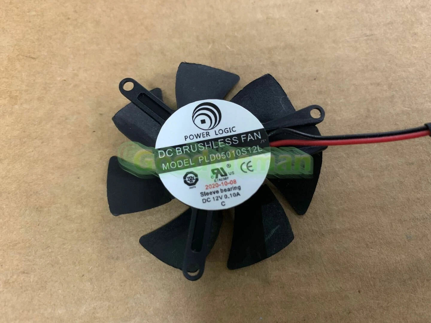 1X PLD05010S12L (DF0501012SEE2C T125010SL) 2 Pin 45mm Fan ATI nVIDIA Video Card