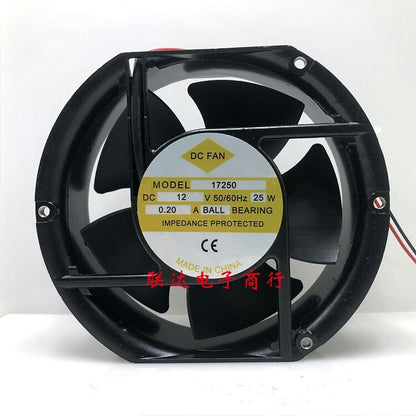 DC FAN 17250 12V 0.20A 25W 17CM inverter cooling fan