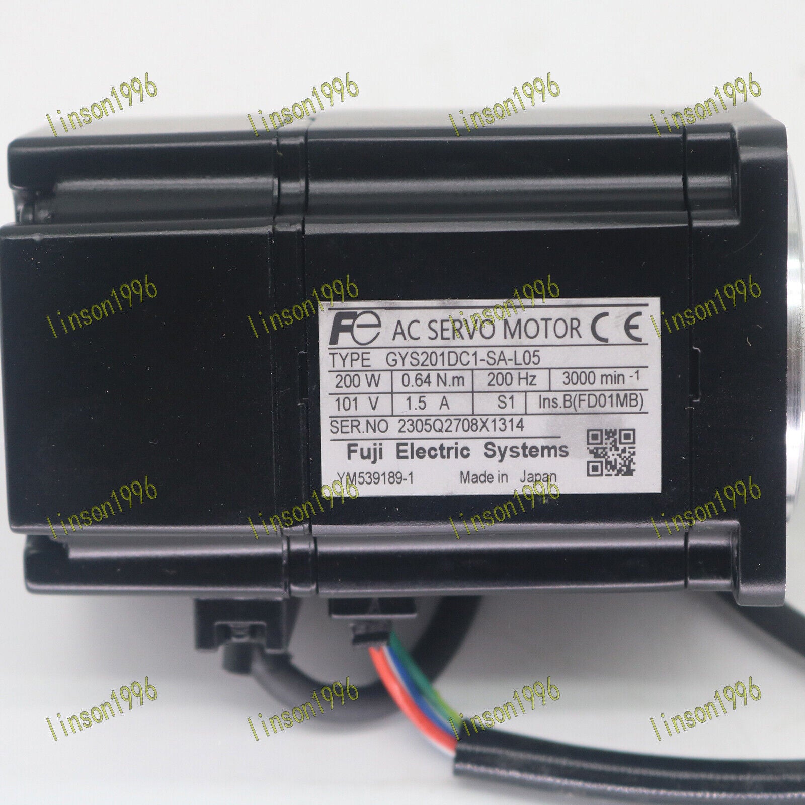 Model GYS201DC1-SA-L05 SERVING Motor One Year - FUJI ELECTRIC