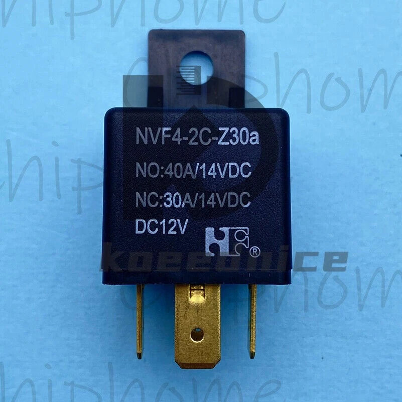 1PC NVF4-2C-Z30A DC12V 40A Power Relay 5Prong