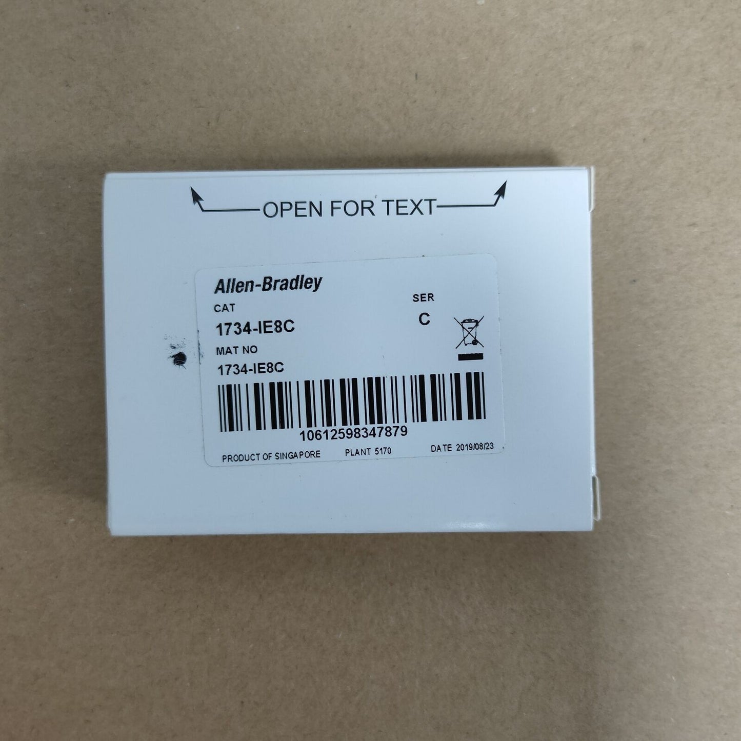 Allen-Bradley Point 8 Point Analog Input Module, IE8C - ALLEN-BRADLEY