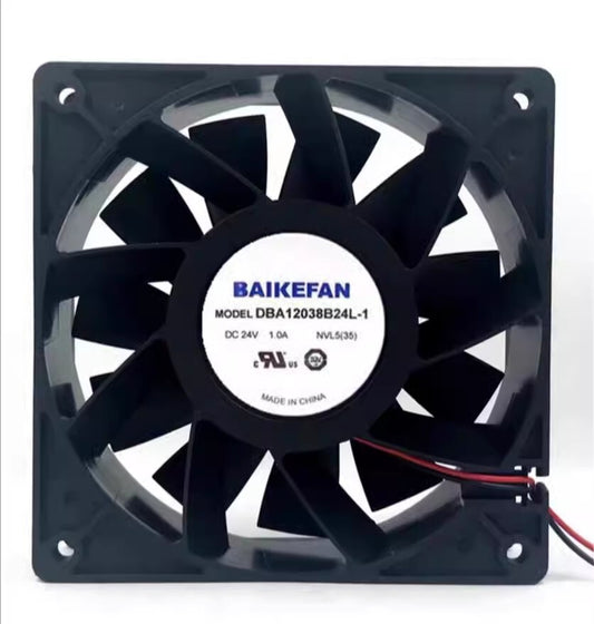 BAIKEFAN DBA12038B24L-1 12038 DC24V 1.0A 12CM 2-Wire Inverter Cooling Fan
