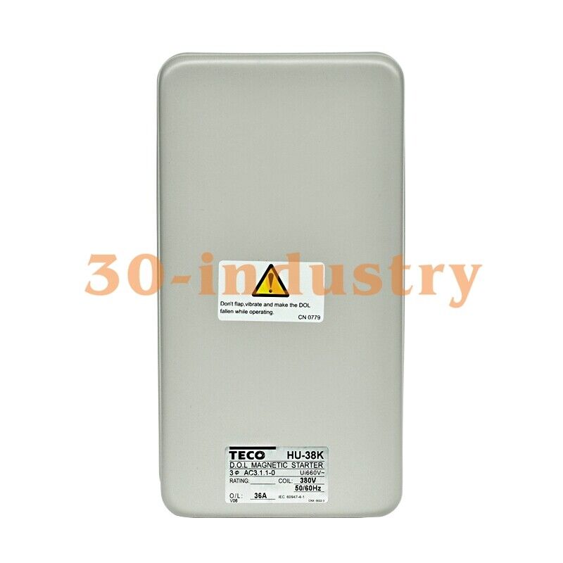 TECO HU-38K Magnetic Starter 15KW 40A 380V - 1 Piece - TECO