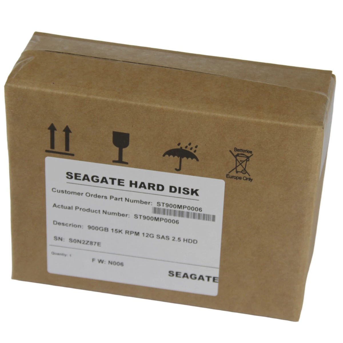 One Seagate 900GB 2.5" Hard Drive ST900MP0006 15K SAS Internal - US#u