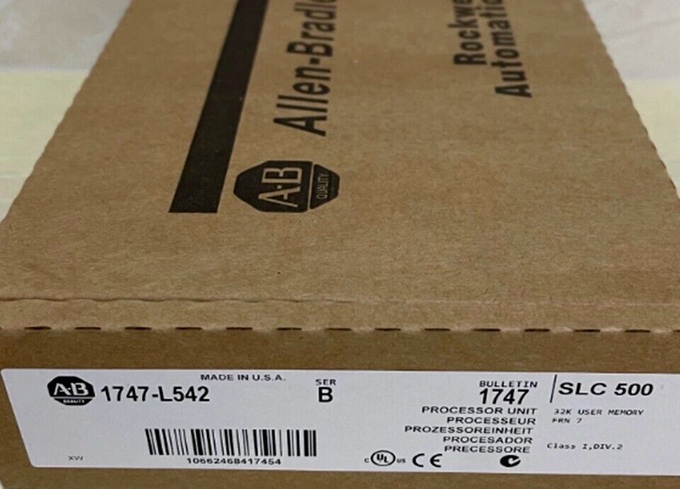 Allen Bradley CPU 1747-L542 SLC 500 504 Processor Unit - ALLEN BRADLEY