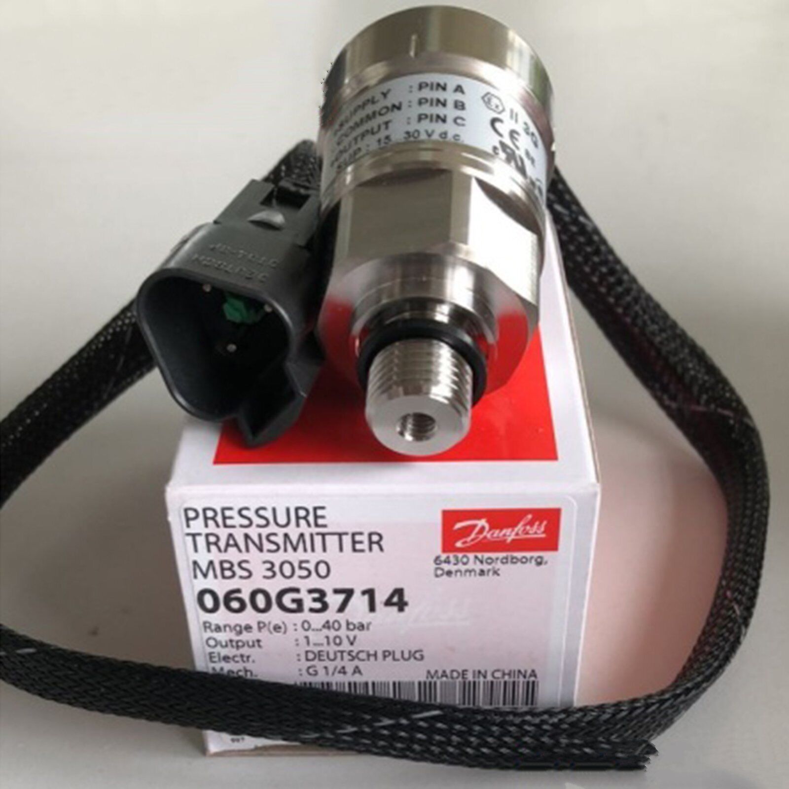 1PCS MBS 3050 060G3714 DANFOSS Pressure Transmitter - DANFOSS