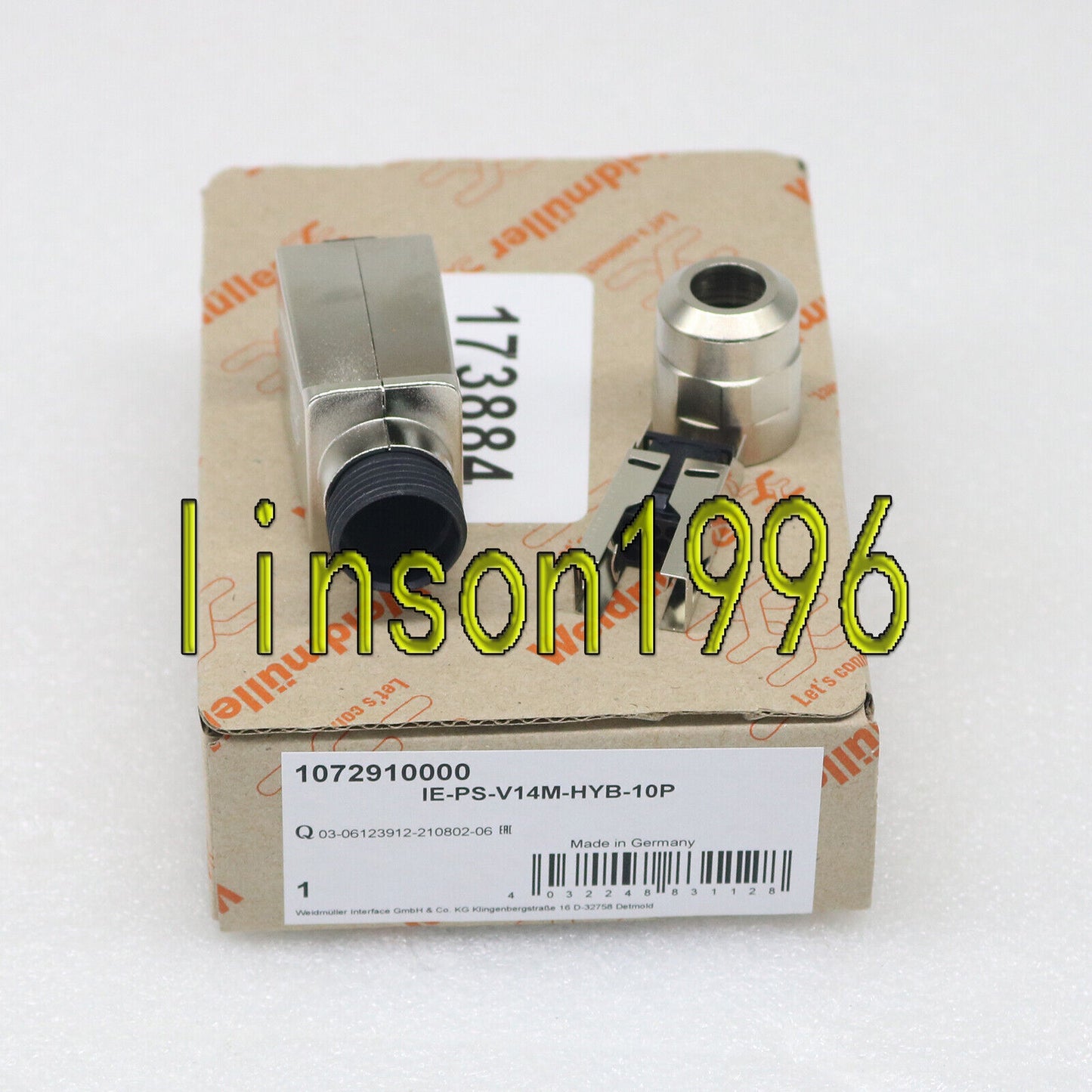 ONE Weidmuller 1072910000 Connector IE-PS-V14M-HYB-10P 60 days - ONE WEIDMULLER