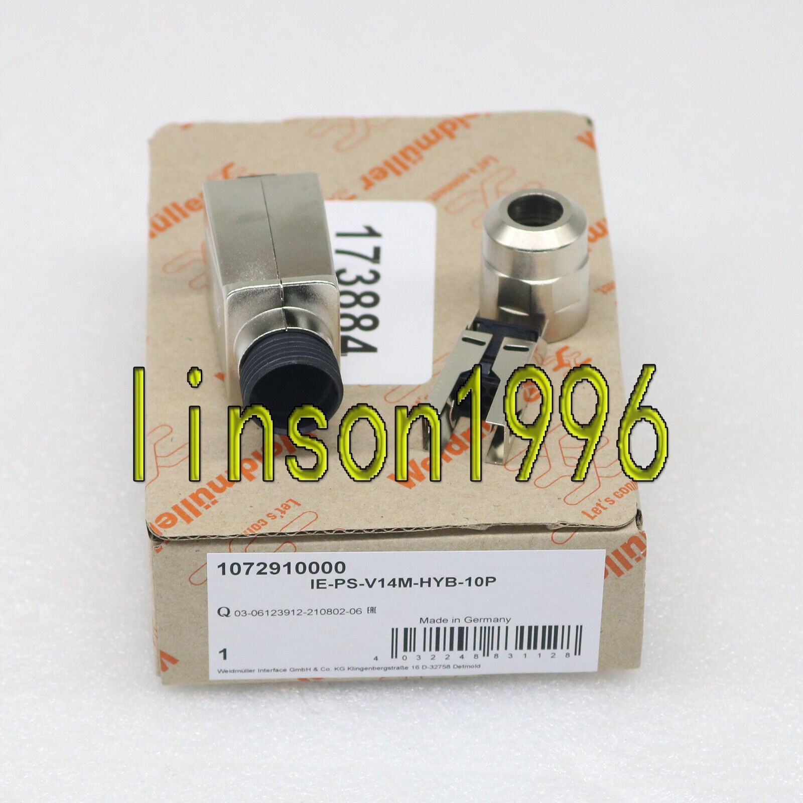 ONE Weidmuller 1072910000 Connector IE-PS-V14M-HYB-10P 60 days - ONE WEIDMULLER