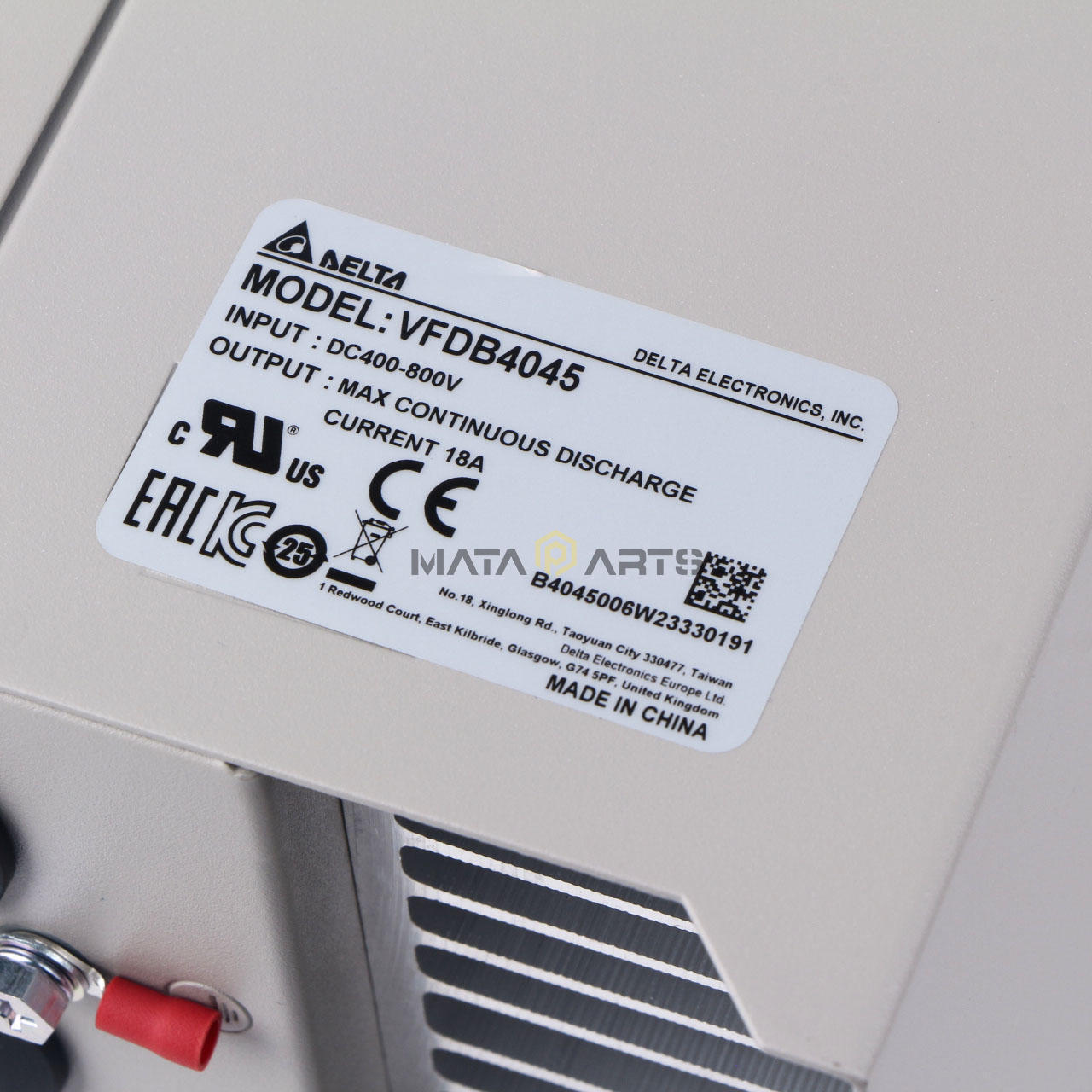 Delta 3Phase VFD Braking Unit: VFDB4045 | ONE - ONE