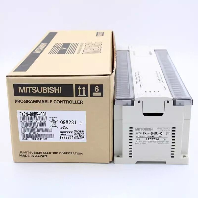 new 1pcs Mitsubishi PLC FX2N-80MR-001 Programmable Controller - MITSUBISHI