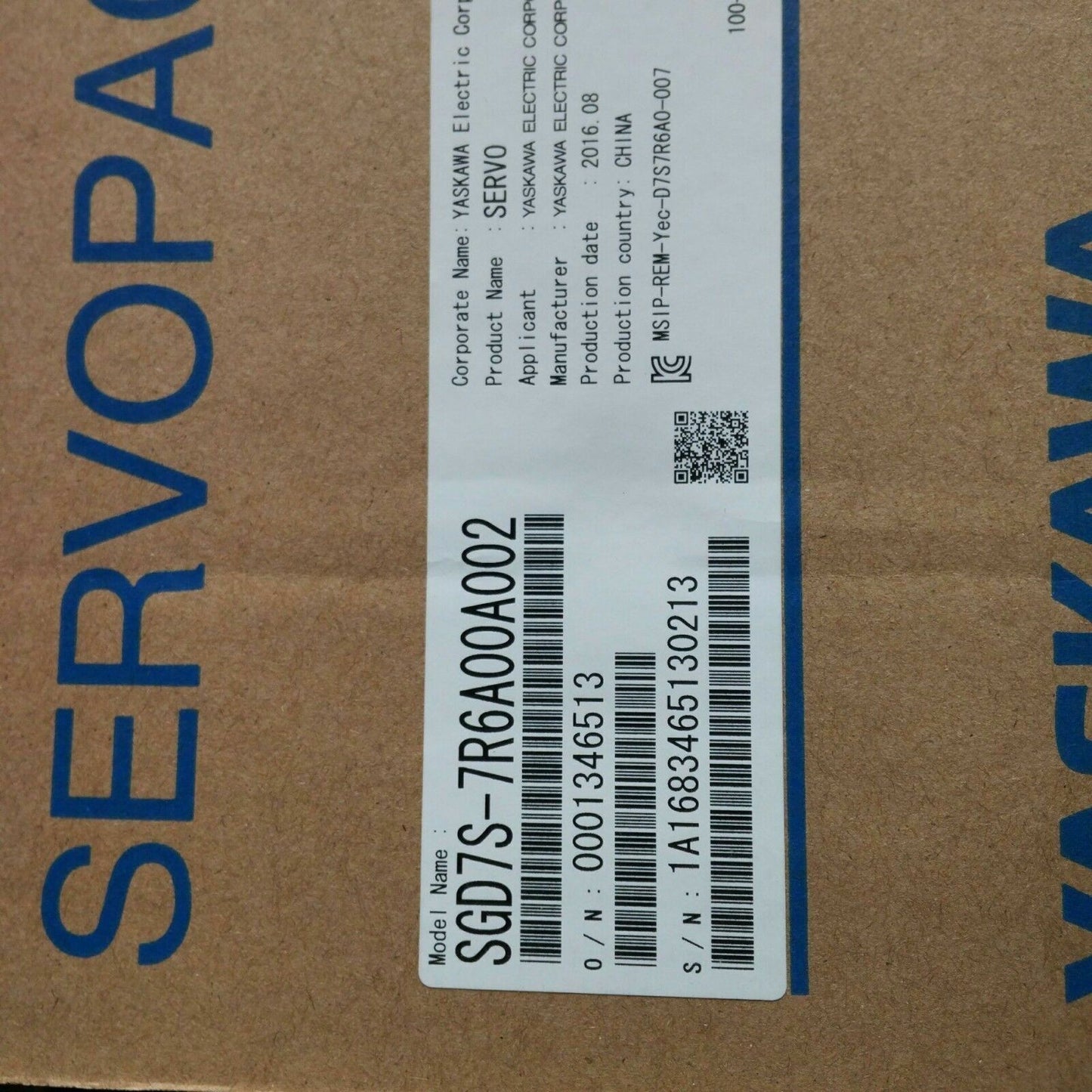 new 1PC YASKAWA SGD7S-7R6A00A002 AC SERVO DRIVER PING - YASKAWA