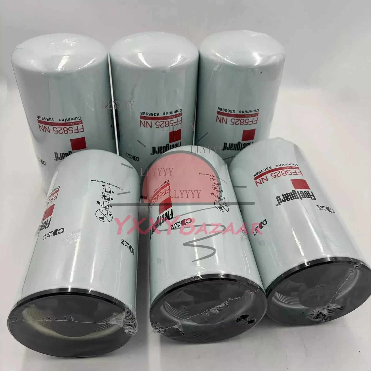 6 Pack FF5776 Fuel Filter For Fleetguard FF5776 ISX 2893612 Cummins